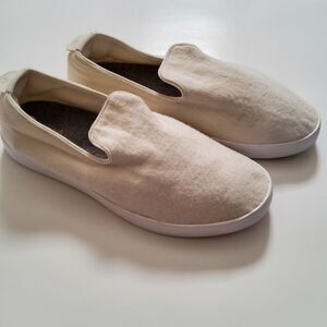 Allbirds Men's WL Wool Lounger Merino Slip On Shoes Size 10 White